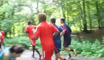 Foot : les Valenciennois en footing à Raismes