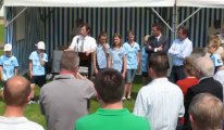 CAMBRAI Pose de première pierre au Cambrai Hockey club