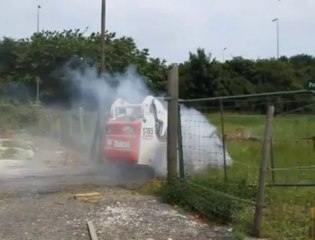 Lievin: spectaculaire incendie aux ecuries du Lievinois.