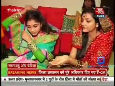 Saas Bahu Aur Betiyan [Aaj Tak] 9th September 2013 Video pt2