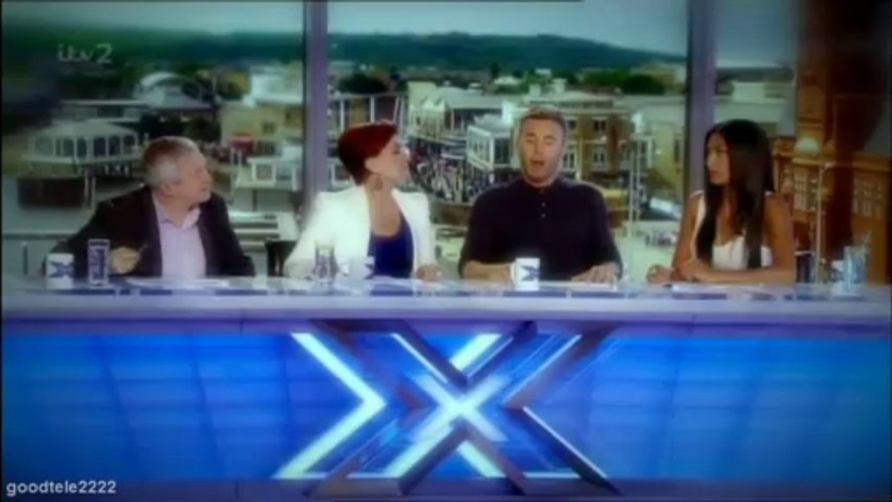 Caroline Flack & Matt Richardson (Week 2: "The Room" Auditions) Funny Xtra Factor Highlights 2013