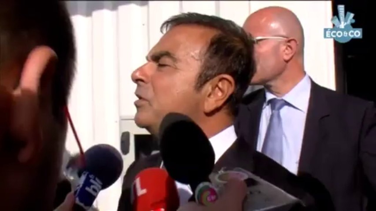 Carlos Ghosn et Eric Besson inaugure la kangoo ZE