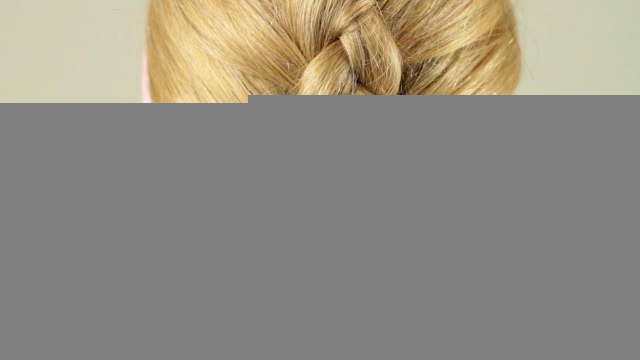 Французская коса Обратная . Basic french braid Reverse