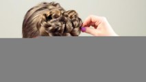 Причёска в школу на последний звонок. Hairstyle for school girls