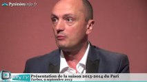 [TARBES]La saison 2013-2014 du Pari (9 septembre 2013)