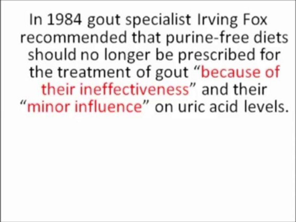 Gout Treatment - Natural Gout Treatment To Cure Gout Pain