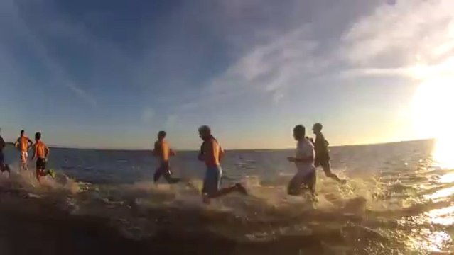 Séance Aqua poney pour le roller hockey club de Vannes