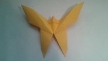 Como hacer una mariposa de origami facil