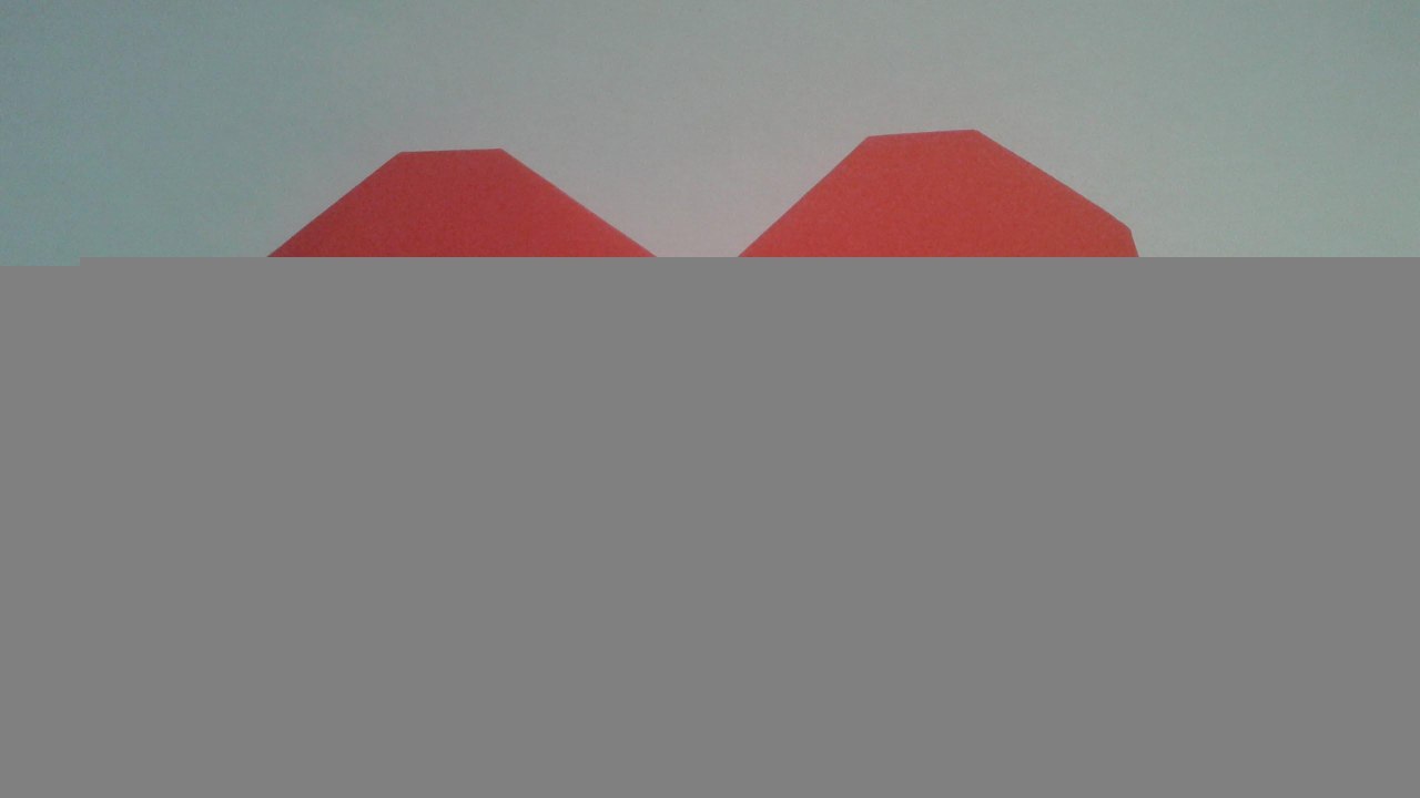 How to make an easy origami heart (Valentine's Day)