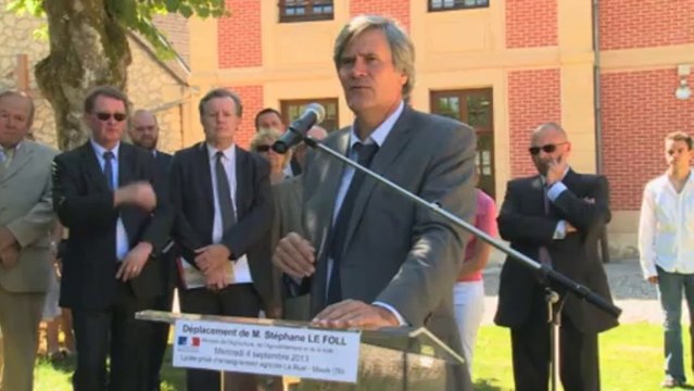 Rentrée scolaire : discours de Stéphane Le Foll au lycée agricole privé Le Buat