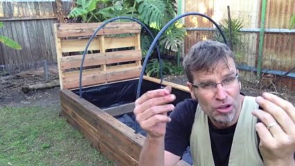 How to Make THE ULTIMATE Raised Garden Bed Out of Pallet Wood!