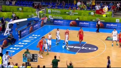 Eurobasket 2013: Lietuva - Juodkalnija | Vilčių nepaliekantis J.Valančiūno blokas N.Vučevičiui