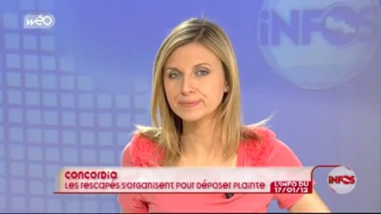 Les rescapés du Concordia s'organisent pour déposer plainte