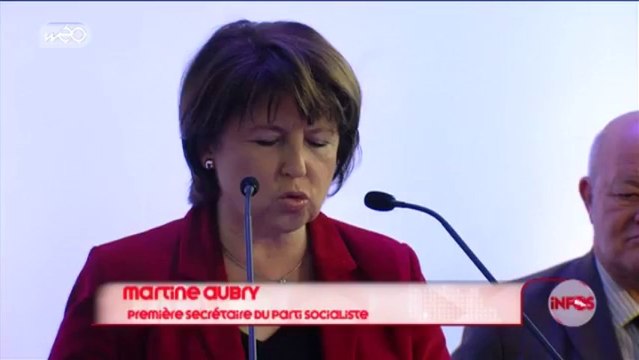 Chômage: Martine Aubry opération boomerang contre Nicolas Sarkozy.