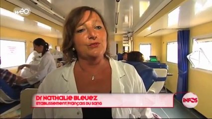 Download Video: Don du sang : des collectes itinérantes dans la région