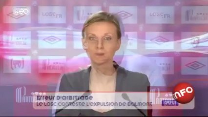 Erreur d’arbitrage : le LOSC conteste l’expulsion de Balmont