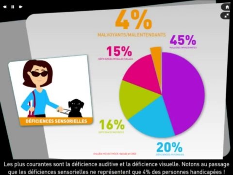 Les différents types de handicap