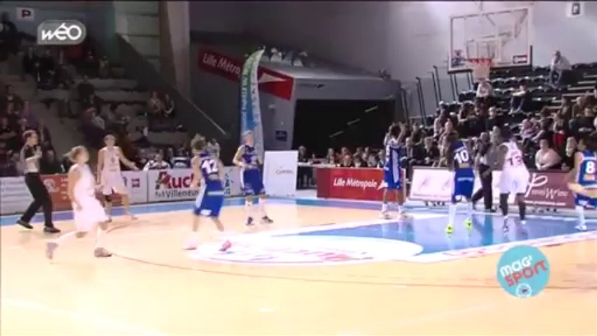 Basket-ball : ESBVA-Lattes-Montpellier - Vidéo Dailymotion