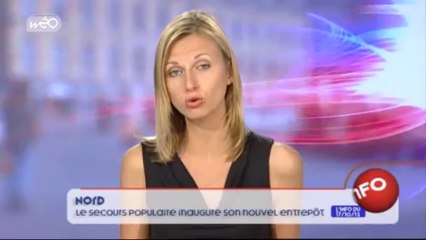 Le secours populaire inaugure son nouvel entrepôt