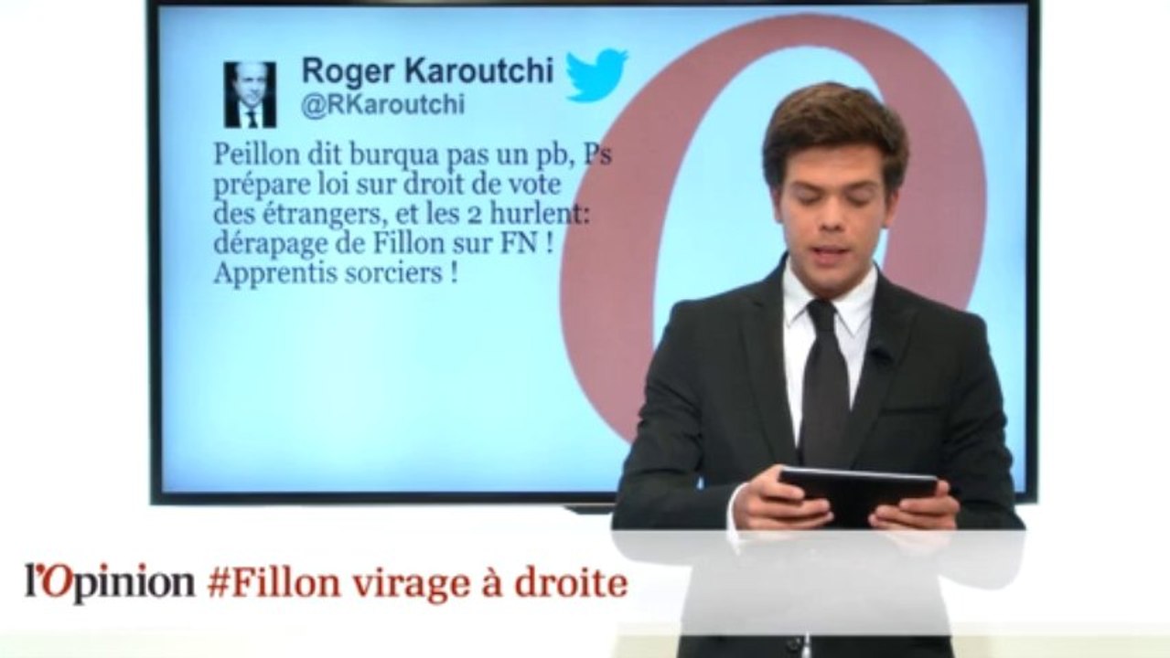 #tweetclash : #Fillon virage à droite