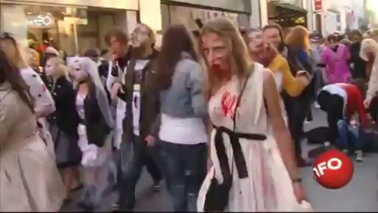 Zombie Walk : des morts vivants dans les rues de Lille