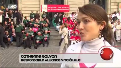 Manifestation contre le mariage gay à Lille
