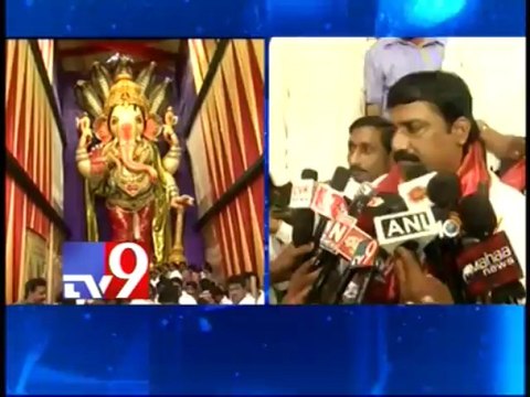 Minister Ganta Srinivas prays to Lord Ganesh in Vizag
