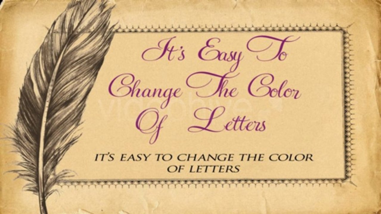 Handwriting Fonts - After Effects Template