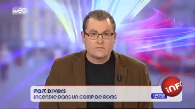 Fait divers : Incendie dans un camp de Roms