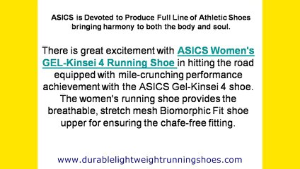 Durablel Lightweight Running Shoes-Women's GEL-Kinsei 4 Running Shoe