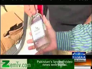 White Corola May Sharab Ki Smuggling Jo Hub Say Karachi Lai Ja Rahi Hai