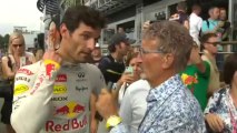 BBC F1: Mark Webber interviewed on the Forum (2013 Italian Grand Prix)