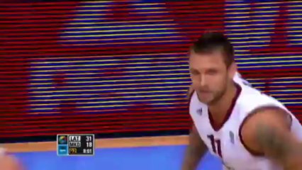 Highlights Latvia-F.Y.R.M. EuroBasket 2013