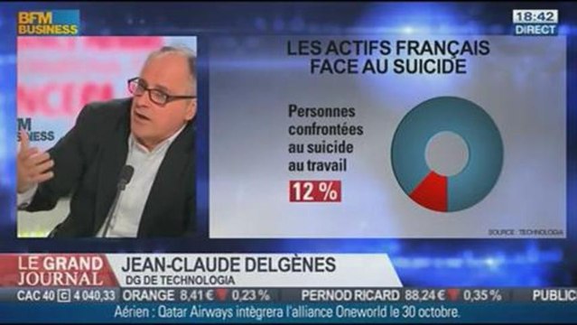 Jean-Claude Delgènes, directeur général du cabinet technologia, dans Le Grand Journal - 09/09 3/4