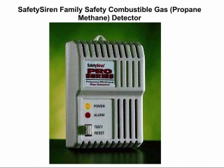 SafetySiren Family Safety Combustible Gas Propane Methane Detector