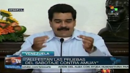 Allí están las pruebas del sabotaje contra Amuay: pdte. Maduro
