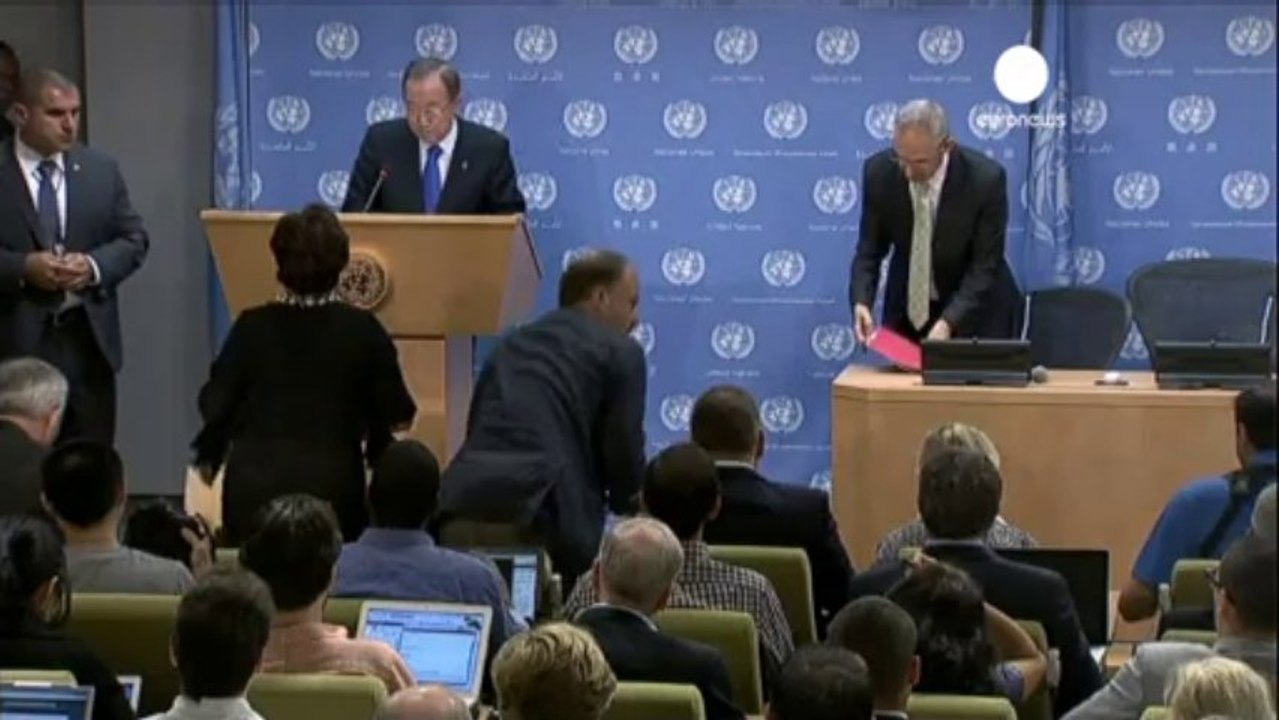 Ban Ki Moon: "Damasco consegni le armi chimiche"