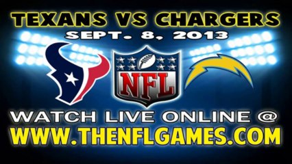 Watch Houston Texans vs San Diego Chargers NFL Live Stream