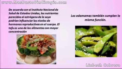 comidas para aumentar el busto