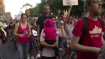 Romanians protest local Canadian gold mine project