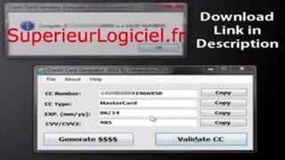 Générateur de Carte de Crédit [Septembre 2013]