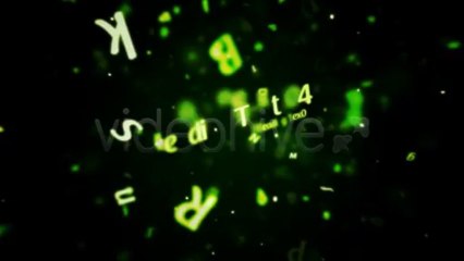Text Particle Logo - After Effects Template