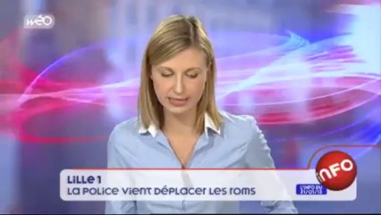 Lille 1 : la police vient déplacer les roms