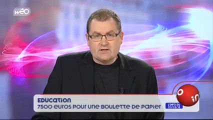 Education : 7500 euros pour une boulette de papier