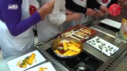 Recette de Feuilleté caramélisé, ananas rôti, menthe cristal