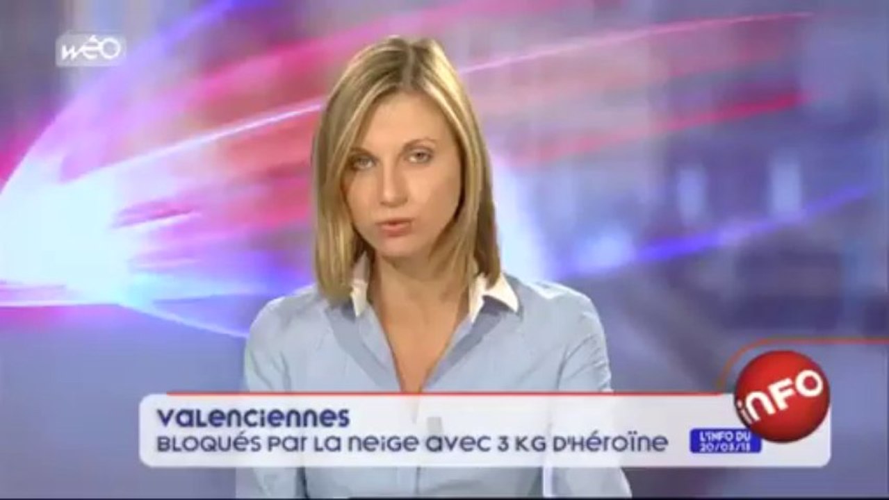 Valenciennes : bloqués par la neige avec 3 kg d’héroïne