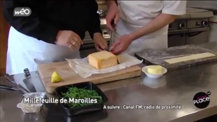 La recette de Yannick : millefeuille de Maroilles