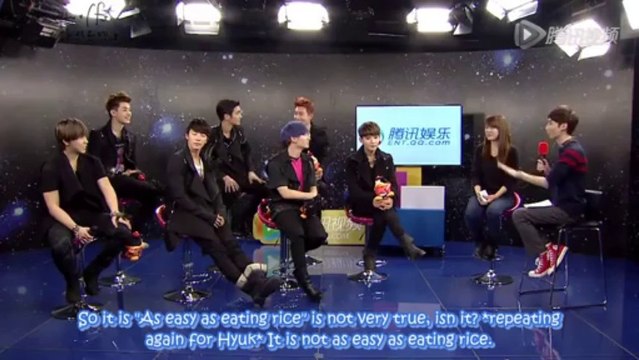 [ENG SUB][HD] 130109 SJ-M Tencent QQ Interview