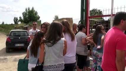 Casaluce (CE) - Alessandro Preziosi gira la fiction su Don Peppe Diana (09.09.13)