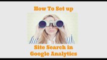 How To Set Up Site Search in Google Analytics